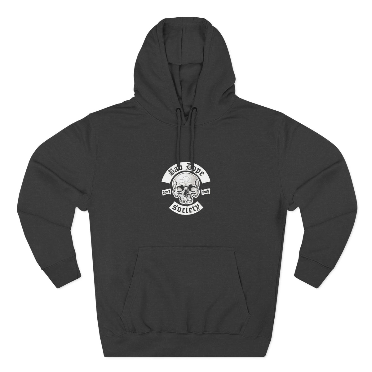 Bad Dope Society Hoodrat Stuff Hoodie, charcoal heather, front view