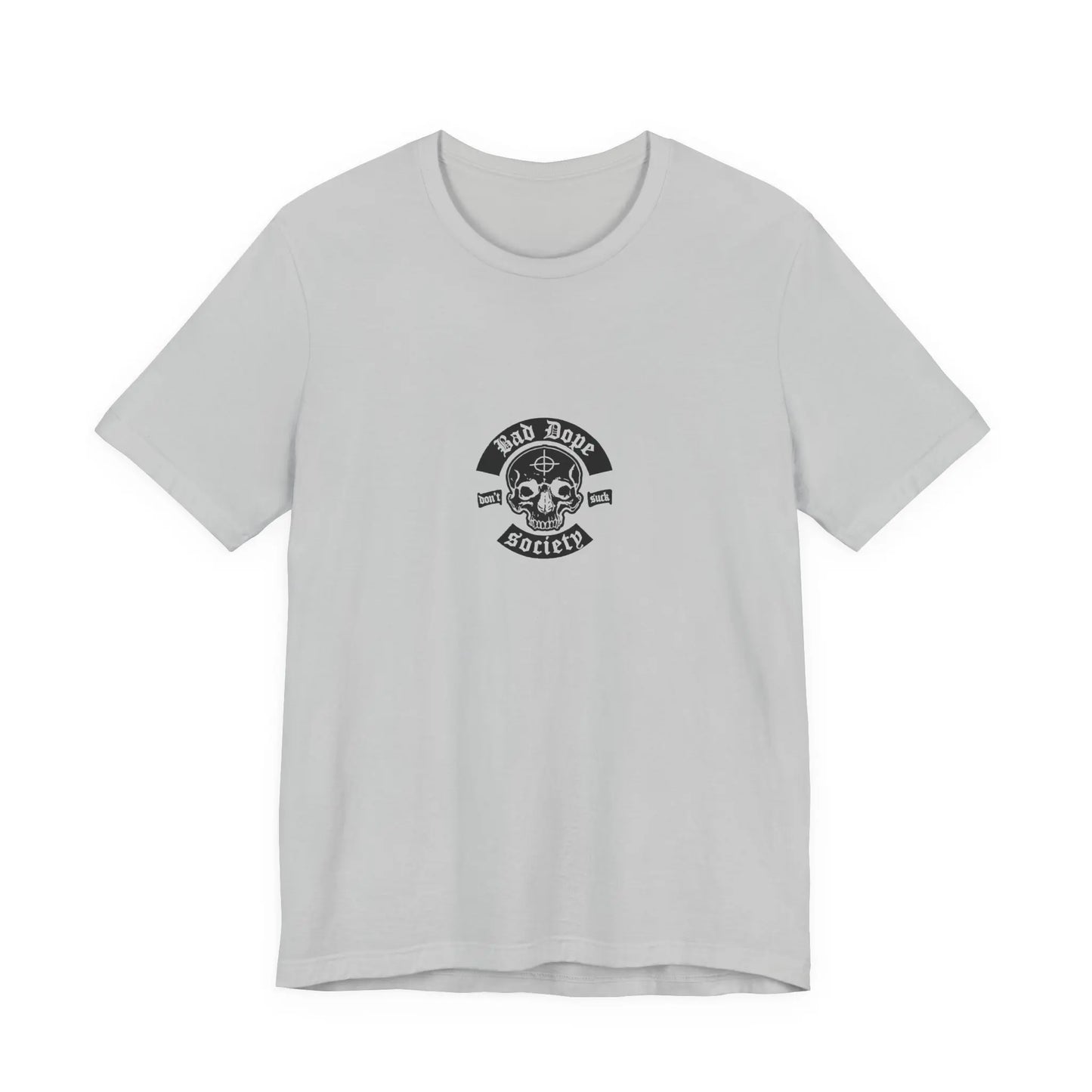 Bad Dope Society Ouija T-Shirt, grey, front view