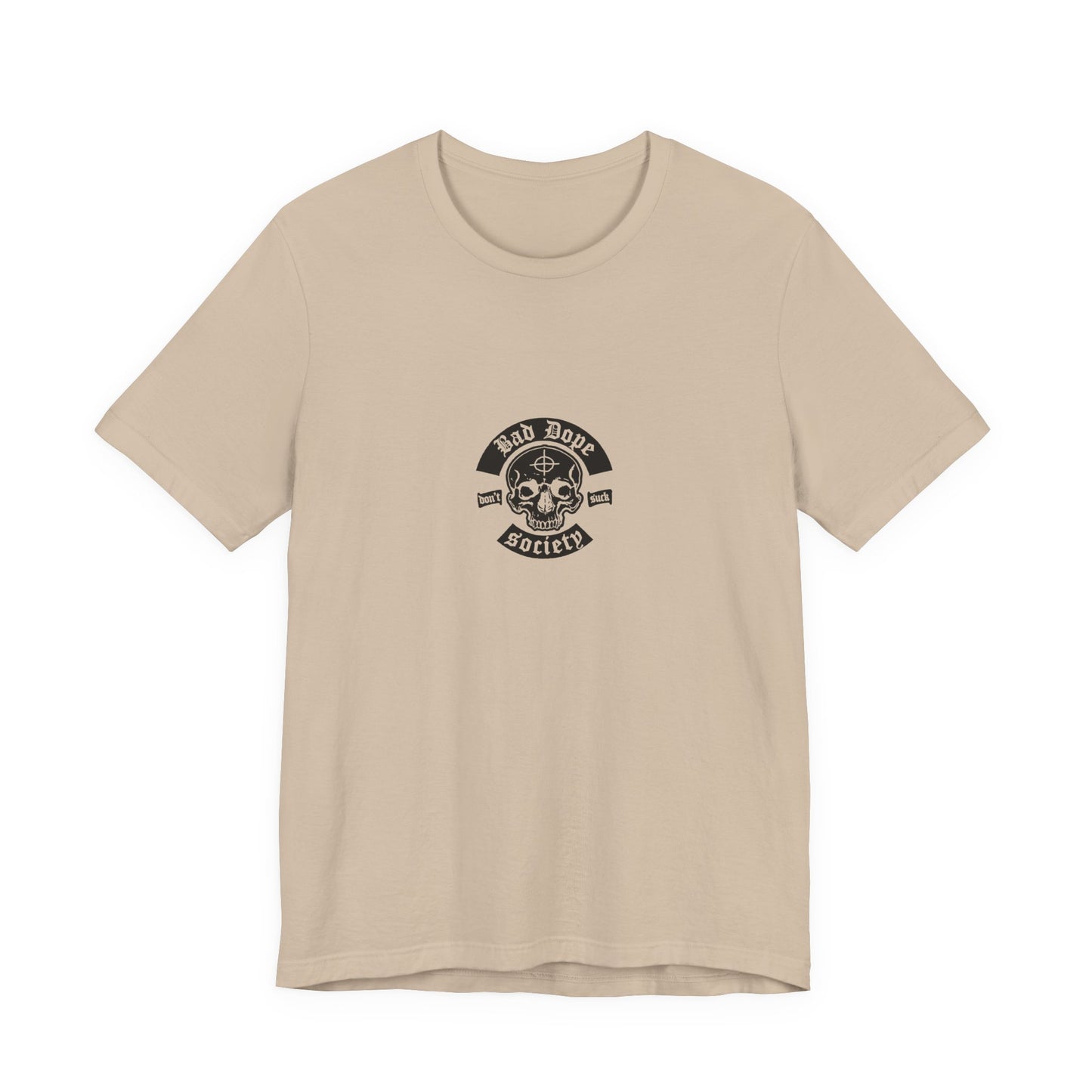 Bad Dope Society Big BC Energy T-Shirt, tan, front view