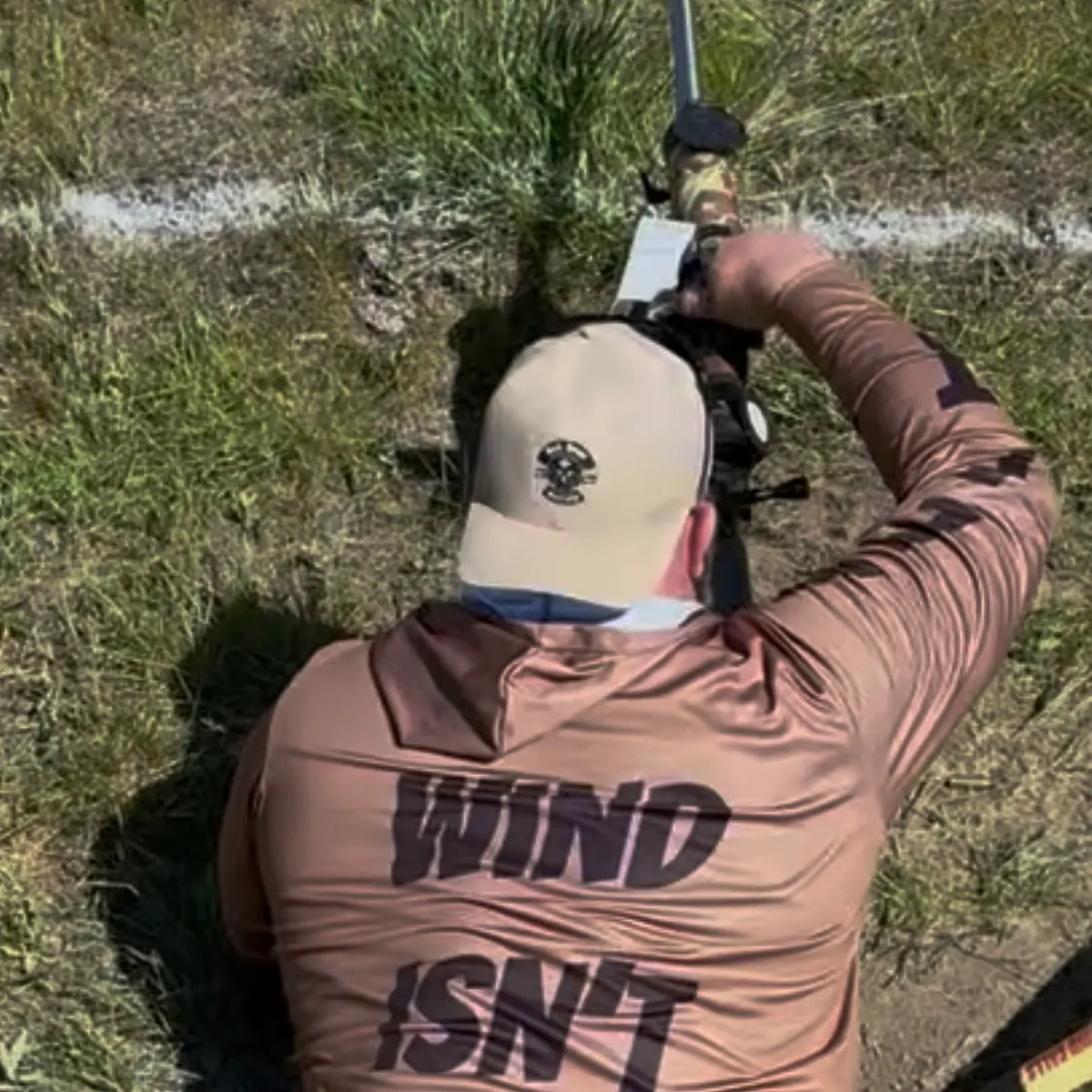 Bad Dope Society Flex Hat, lifestyle, worn prone at a PRS match