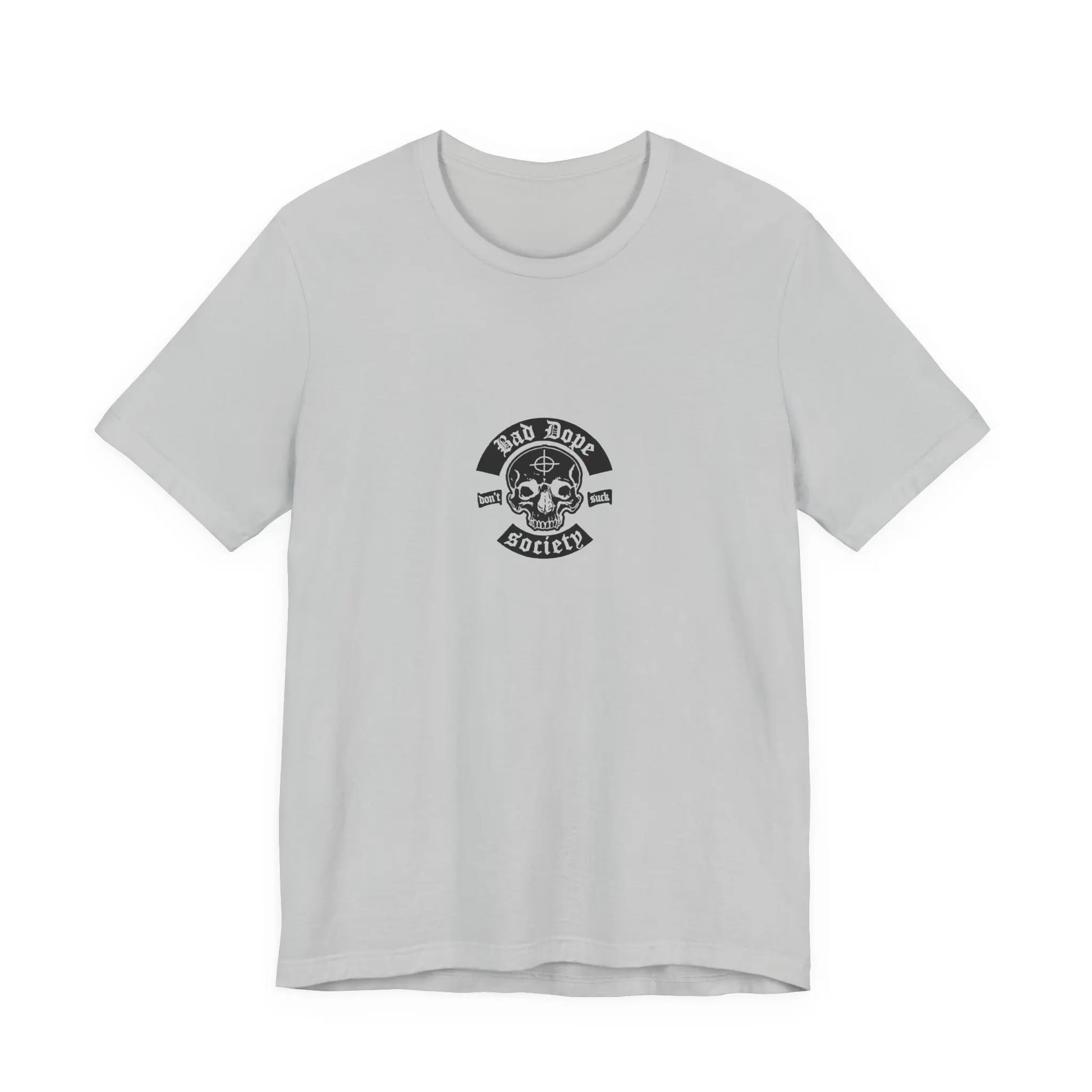 Bad Dope Society Freak On A Leash T-Shirt, grey, front view