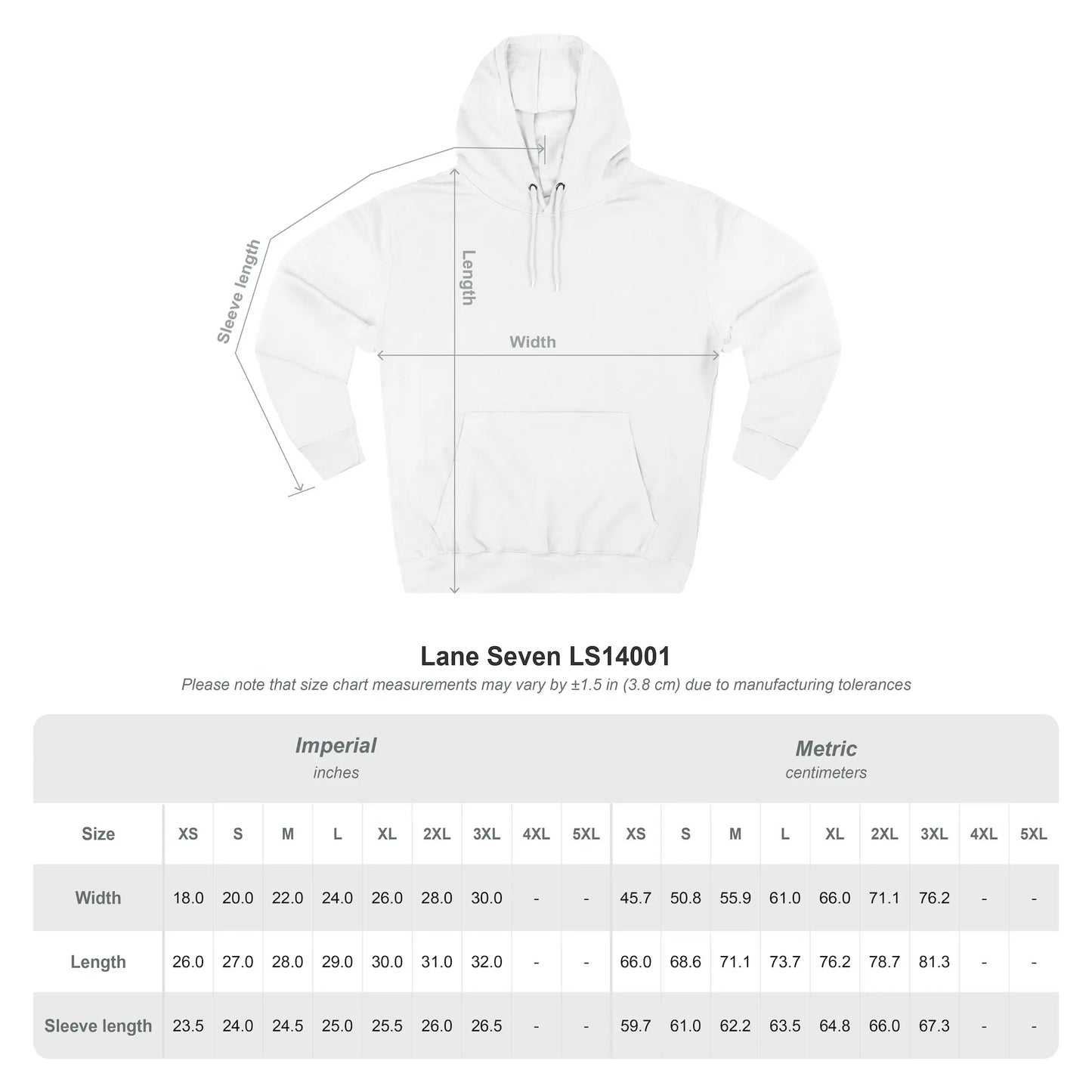 Bad Dope Society Wind Isn't Real Hoodie size chart