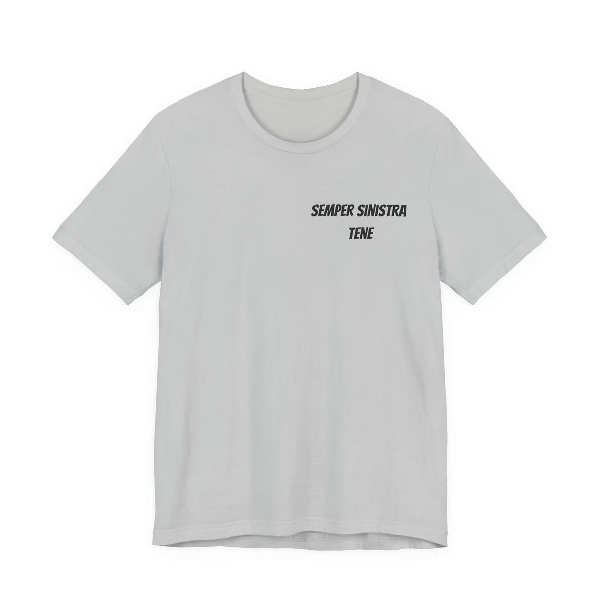 Bad Dope Society Maximum Effort T-Shirt, grey, front view — funny shooting shirt