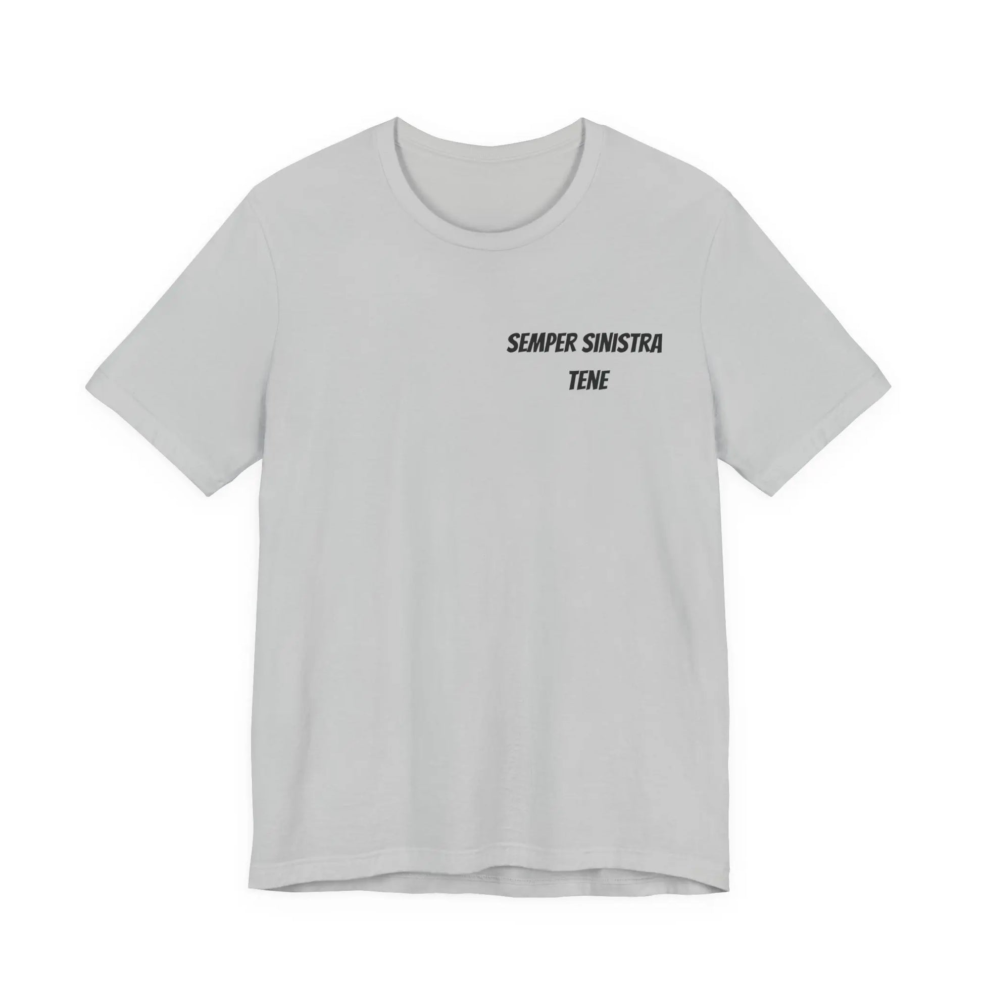 Bad Dope Society Maximum Effort T-Shirt, grey, front view — funny shooting shirt