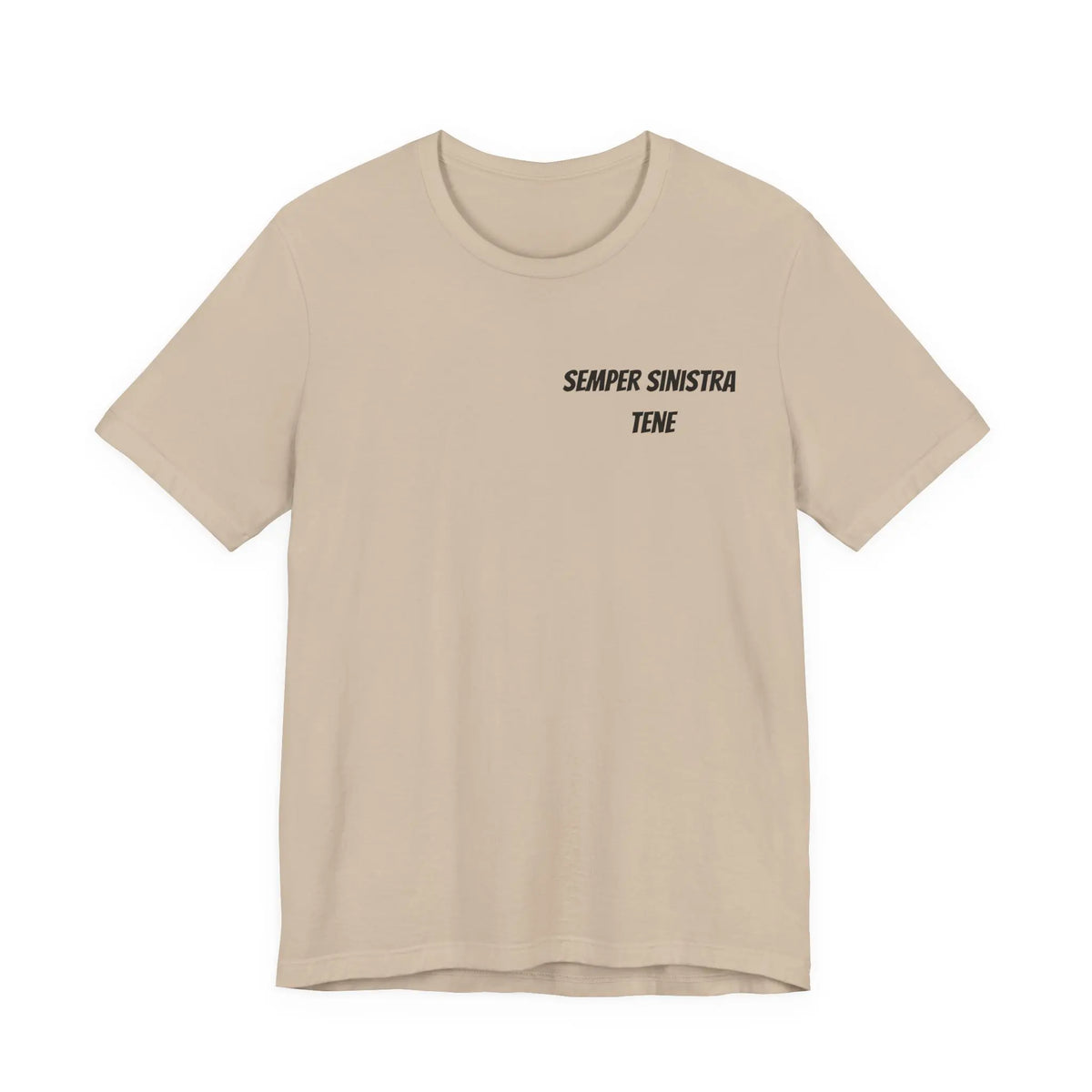 Bad Dope Society Maximum Effort T-Shirt, tan, front view