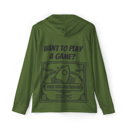 Bad Dope Society Ouija Sun Shirt (ODG), olive drab green, back view