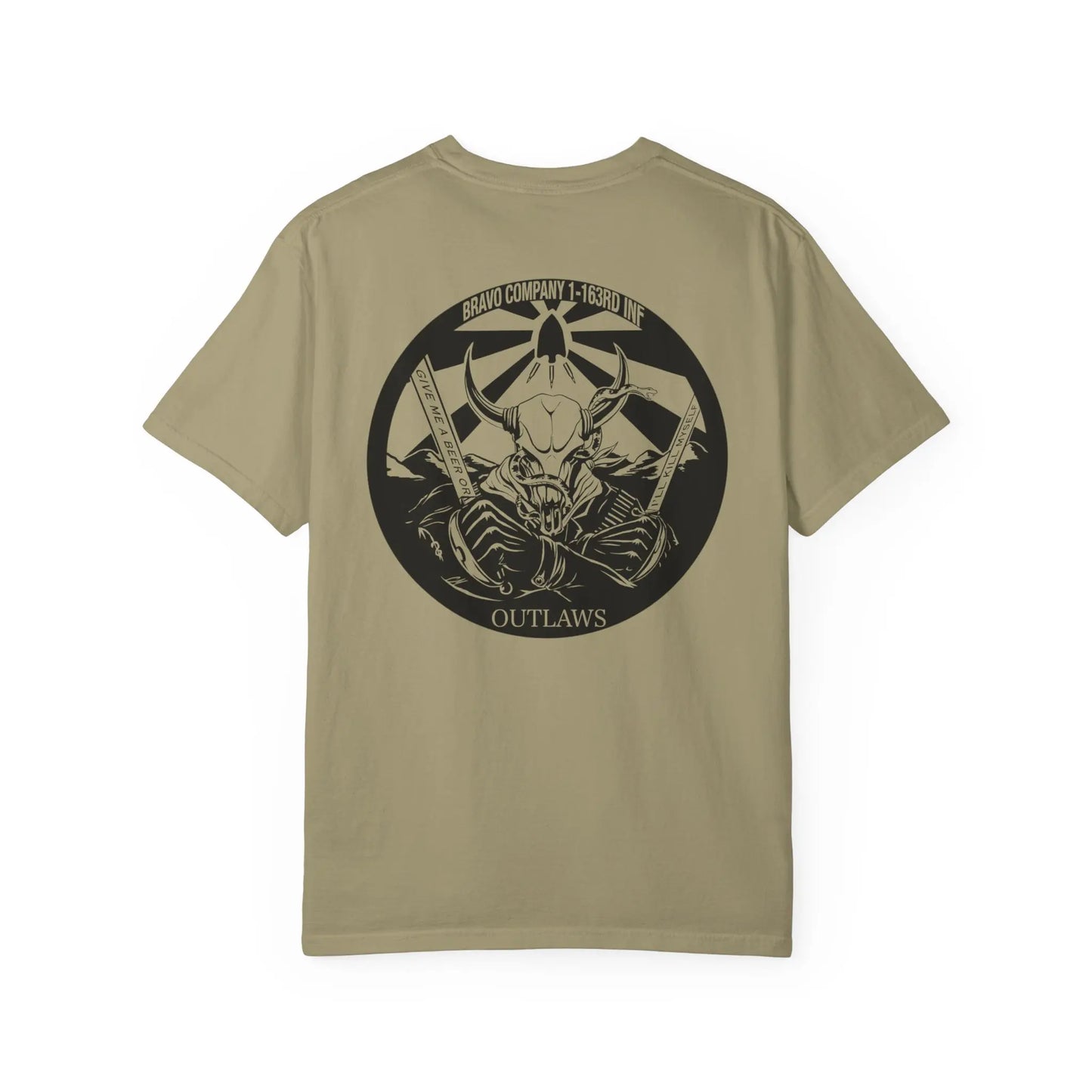 Bad Dope Society "Outlaws" Shirt, back view