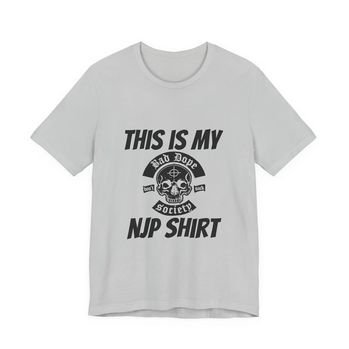 Bad Dope Society Pattaya 2026 T-Shirt, grey, front view