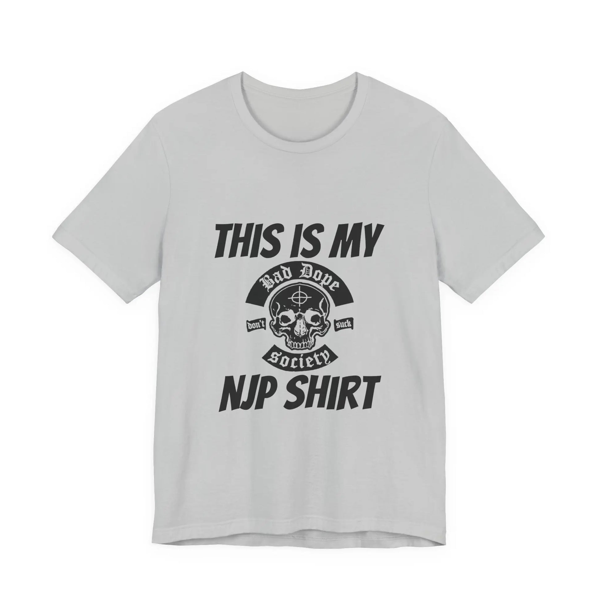 Bad Dope Society Pattaya 2026 T-Shirt, grey, front view