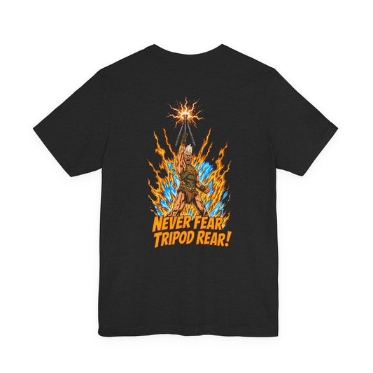Bad Dope Society Tripod Rear T-Shirt, black, back view
