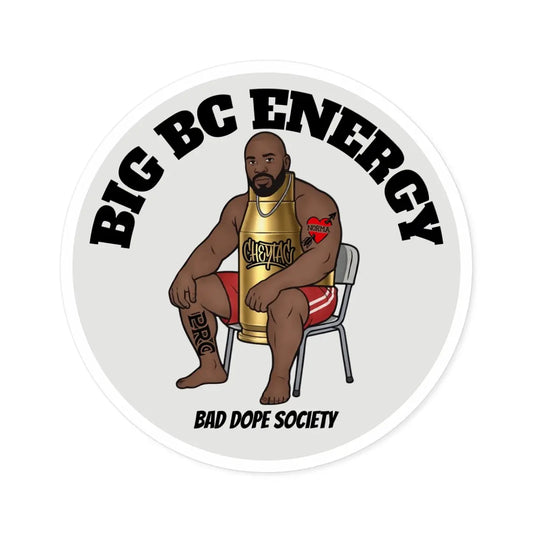 Bad Dope Society Big BC Sticker — funny long-range shooting sticker