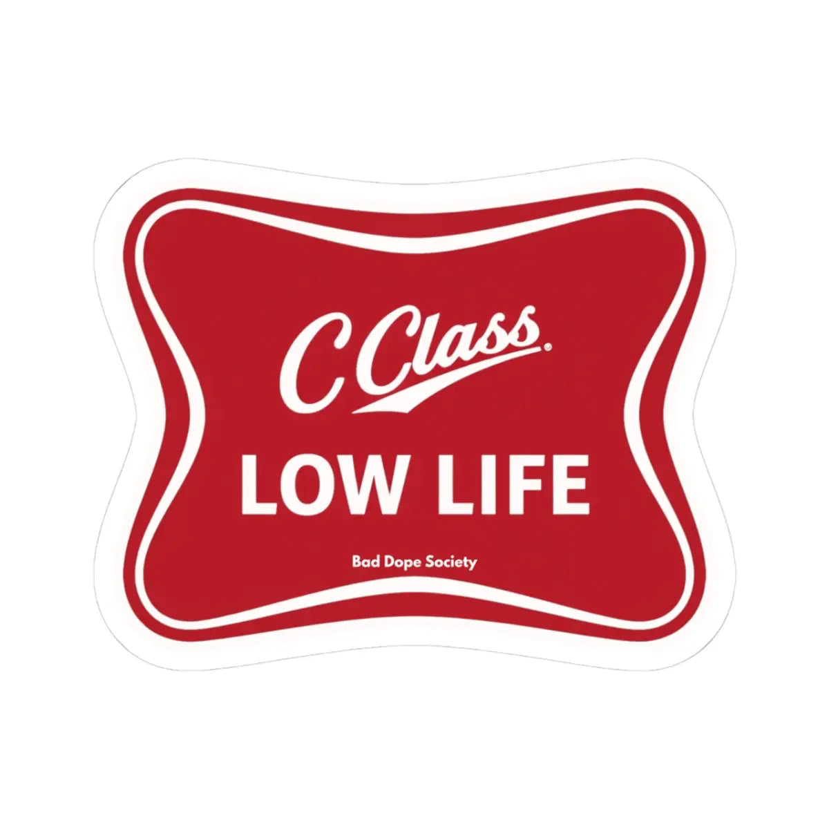 C Class Lowlife Sticker