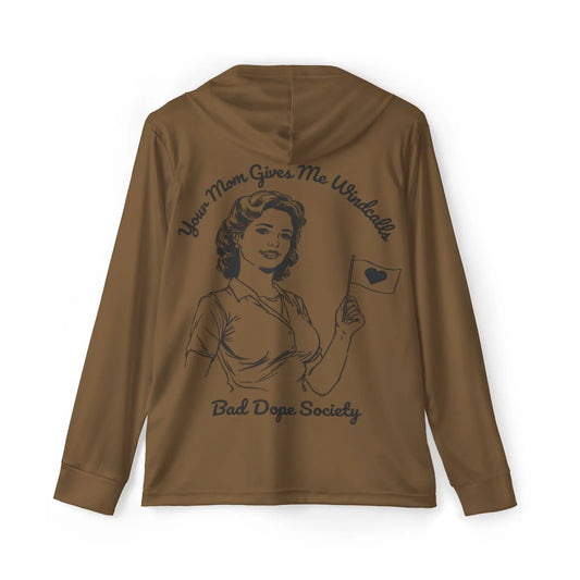 Bad Dope Society Your Mom Sun Shirt (Coyote), coyote, back view