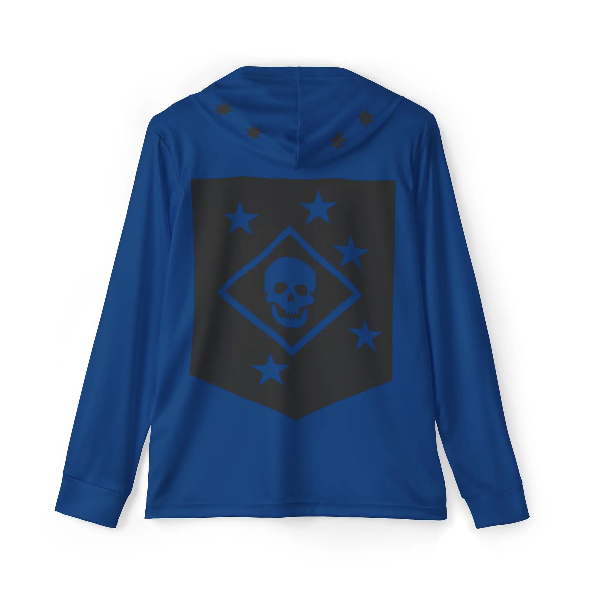 Bad Dope Society RAIDER Sunshirt, blue, back view
