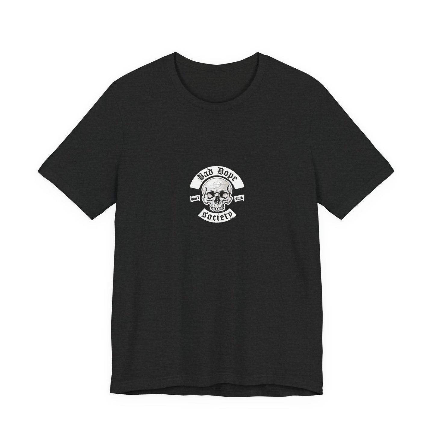 Bad Dope Society Tripod Rear T-Shirt, black, front view