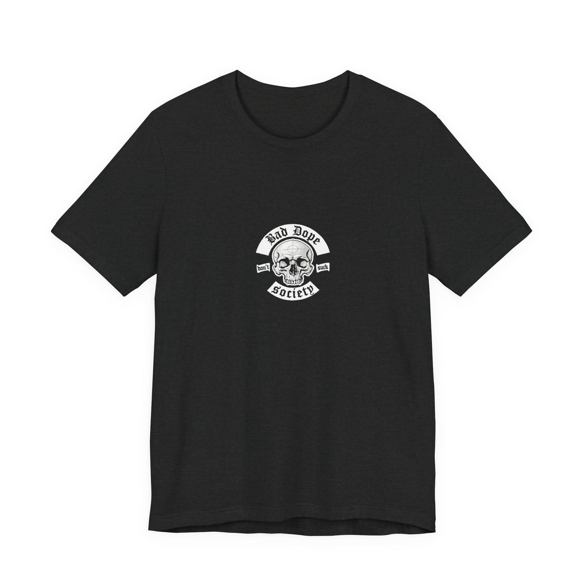 Bad Dope Society Tripod Rear T-Shirt, black, front view