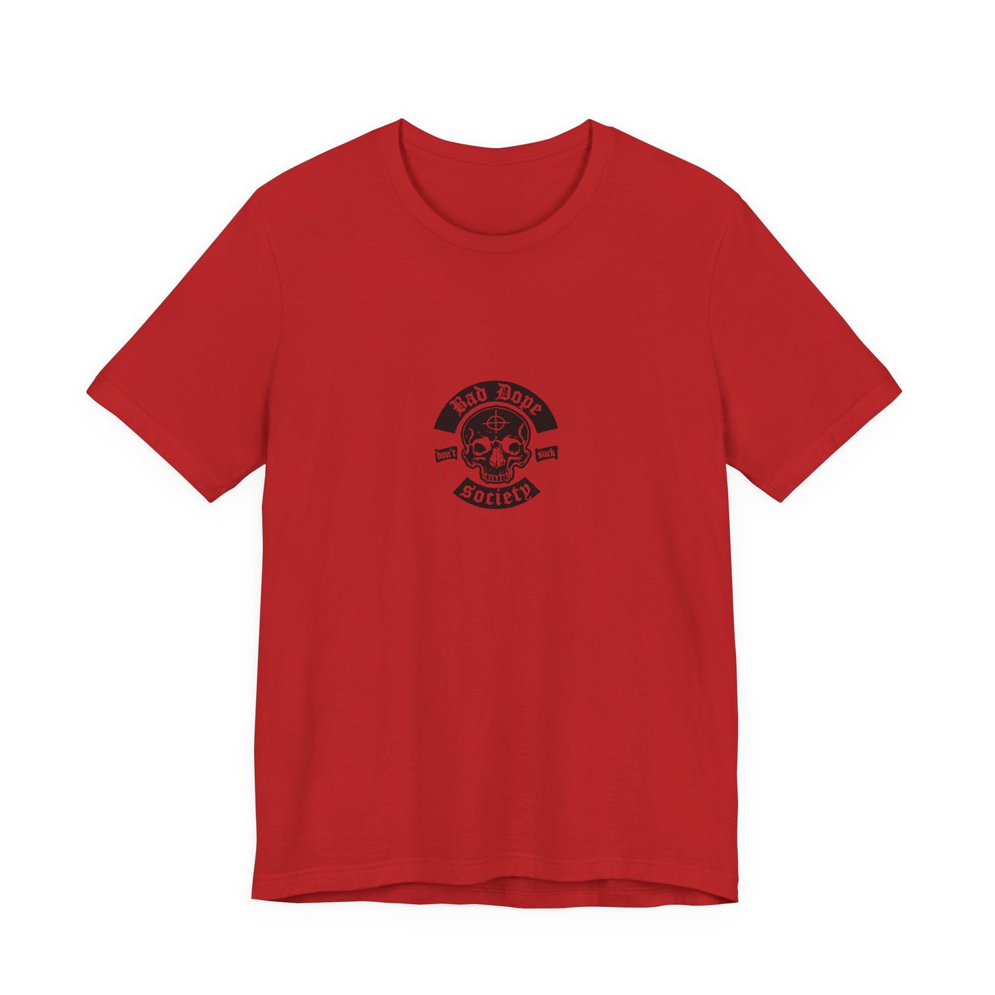 Bad Dope Society Tripod Rear T-Shirt, red, front view